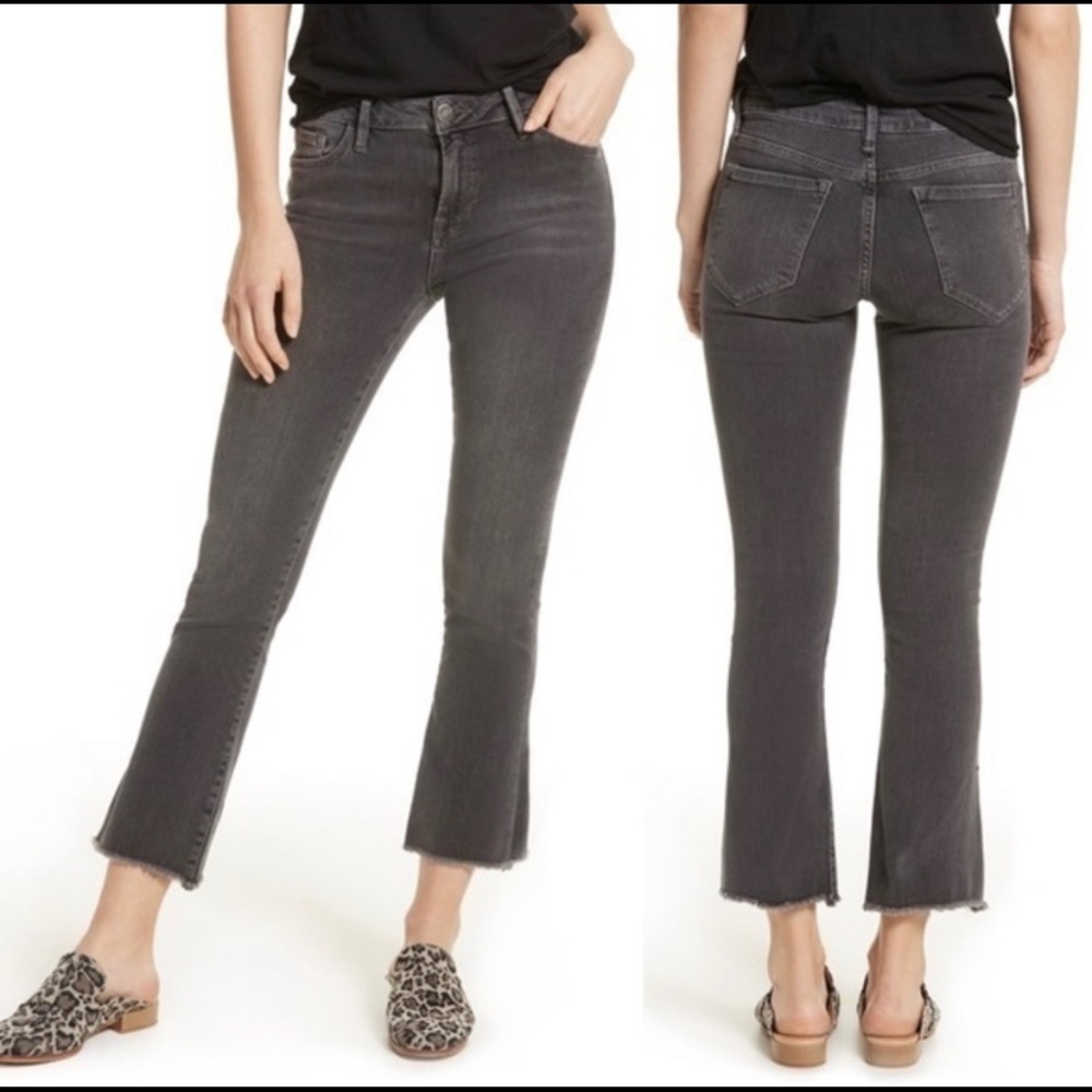 Free People Raw Hem Crop